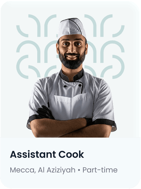 Assistant cook job card