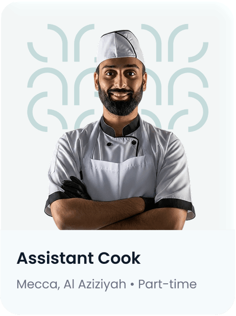 Assistant cook job card