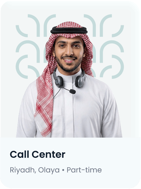 Call center agent job card