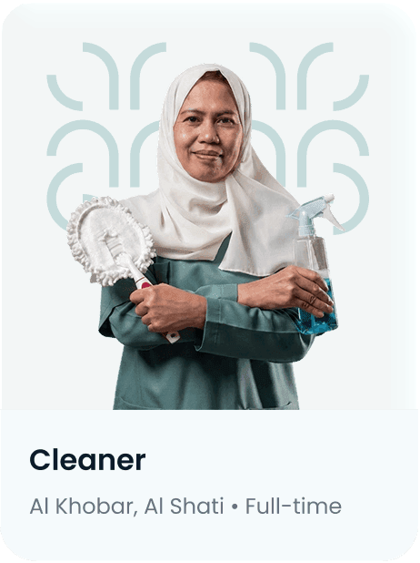 Cleaner job card