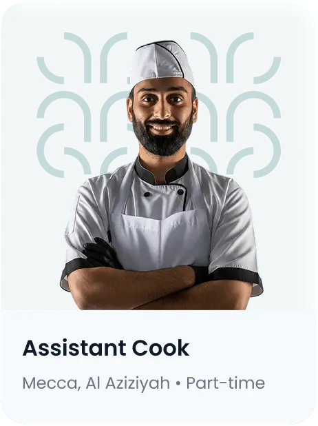 Assistant cook job card