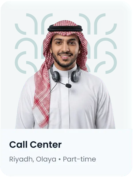 Call center agent job card