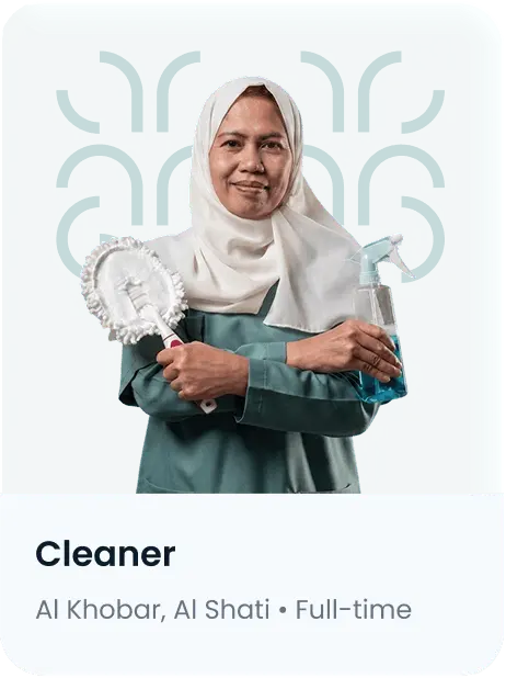 Cleaner job card